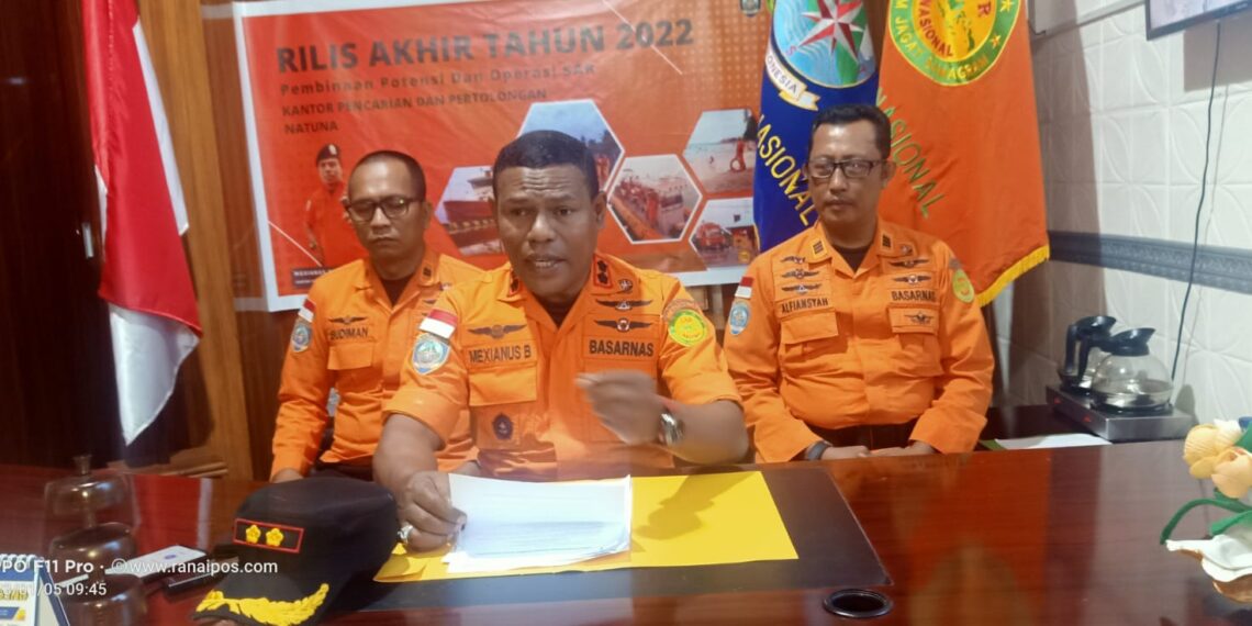 Mexianus Rilis Kegiatan KPP Natuna Sepanjang 2022, Kecelakaan Kapal Mendominasi Perairan Natuna