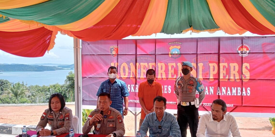Polres Anambas Rilis Kasus Tindak Pidana Percobaan Pembunuhan, KDRT dan Pencabulan