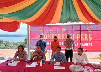 Polres Anambas Rilis Kasus Tindak Pidana Percobaan Pembunuhan, KDRT dan Pencabulan