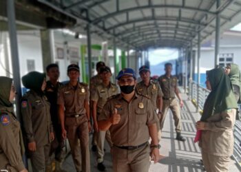 Satpol PP Gelar Razia Indisipliner Bagi PNS dan PTT di Anambas, Barry Narwan : Terjaring Razia Diproses