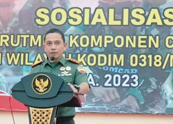 Dihadiri Bupati, Kodim 0318/Natuna Sosialisasikan Perekrutan Komcad TNI 2023