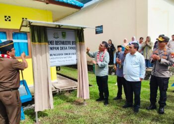 Bupati dan Kejari Natuna Resmikan Rumah RJ Desa Tanjung, Ini Fungsinya..!