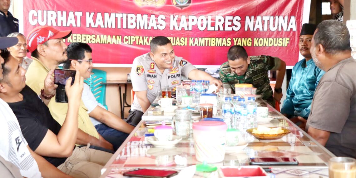 Kapolres Bersama Forkopimda Natuna Kembali Lakukan Jum’at Curhat