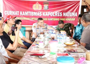 Kapolres Bersama Forkopimda Natuna Kembali Lakukan Jum’at Curhat