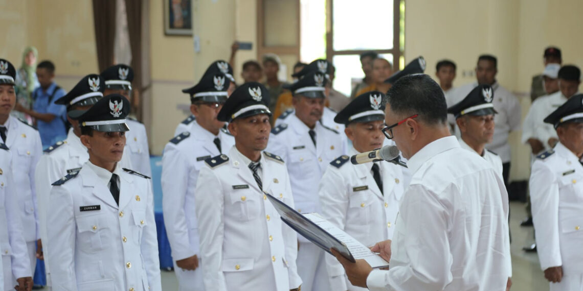 Lantik 37 Kepala Desa Terpilih, Bupati Wan Siswandi : Ingatkan Tentang Pentingnya Menjaga Jabatan