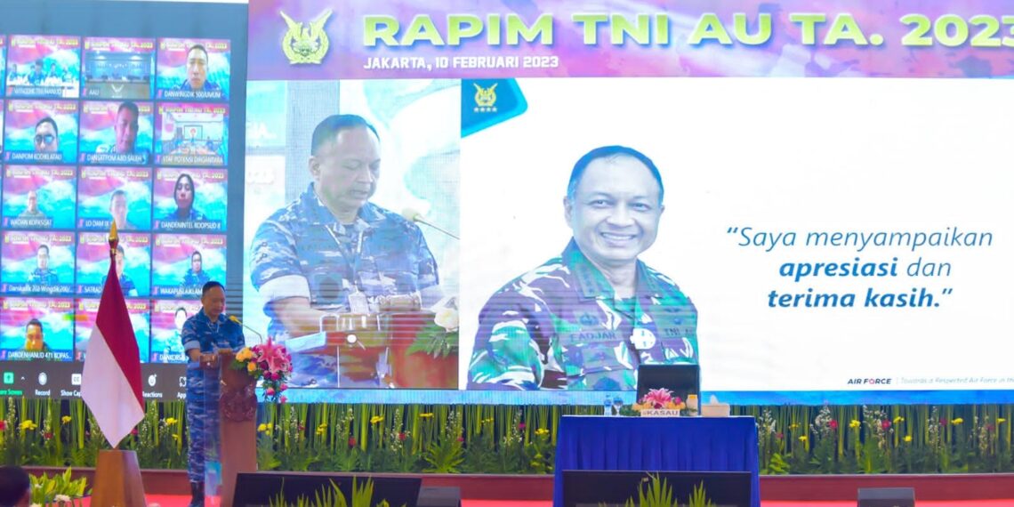 Danlanud RSA Natuna Hadiri Rapim TNI AU