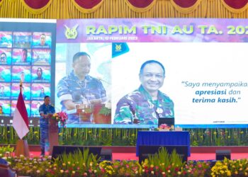 Danlanud RSA Natuna Hadiri Rapim TNI AU