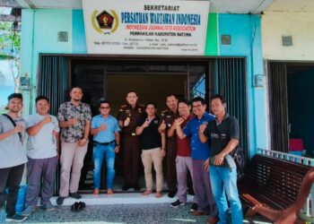 Kajari Natuna Surayadi Sambiring, SH., MH Kunjungi Kantor PWI, Ada Apa..!