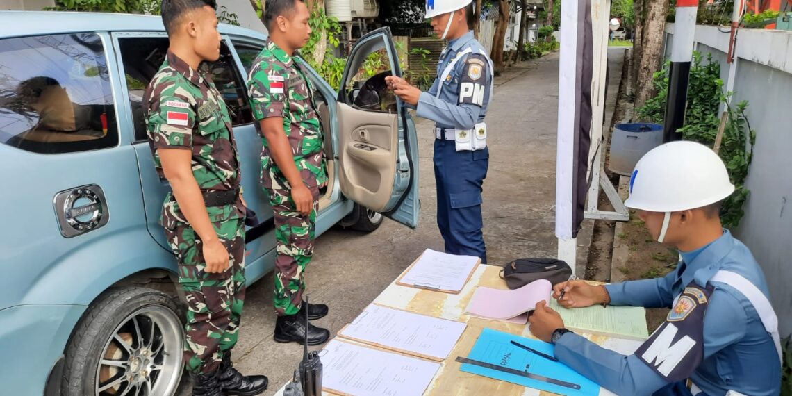 Sambut HUT POMAL Ke – 77, Denpomal Lanal Ranai Gelar Pekan Disiplin