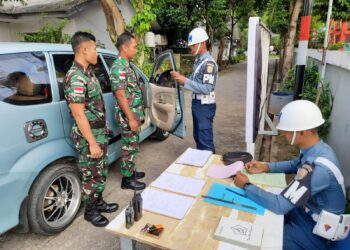 Sambut HUT POMAL Ke – 77, Denpomal Lanal Ranai Gelar Pekan Disiplin