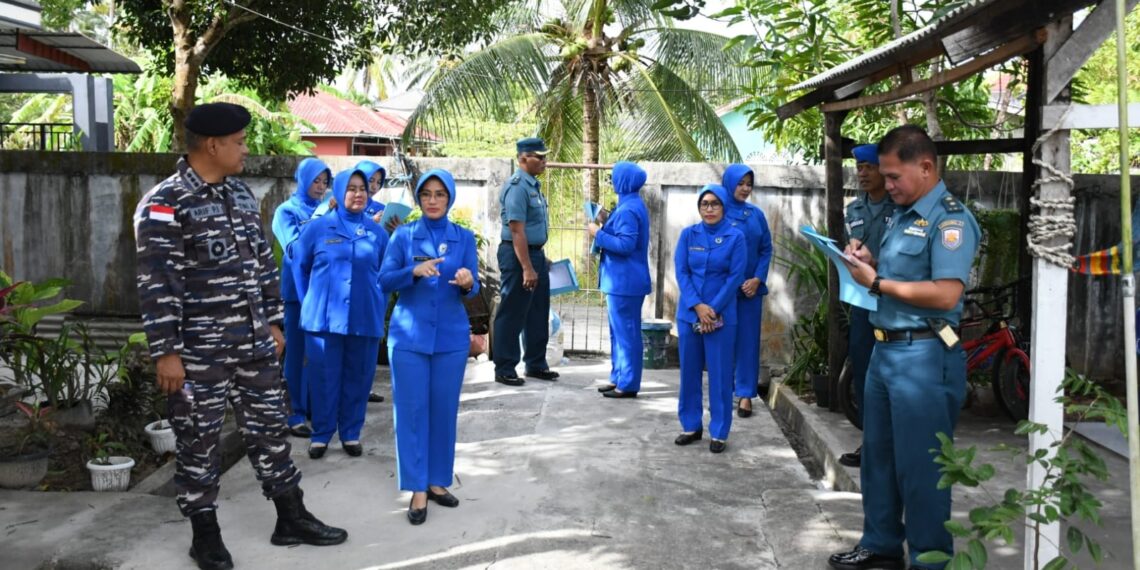 Sambut HUT Lanal Ranai Ke – 26, Danlanal Adakan Lomba Kebersihan Rumdis