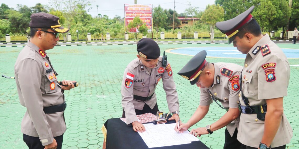Kapolsek Pulau Laut dan Kapolsek Bunguran Barat Dimutasi, Ini Ucapan Kapolres AKBP Nanang Budi