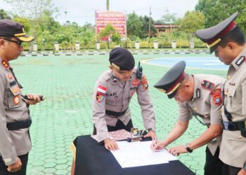 Kapolsek Pulau Laut dan Kapolsek Bunguran Barat Dimutasi, Ini Ucapan Kapolres AKBP Nanang Budi