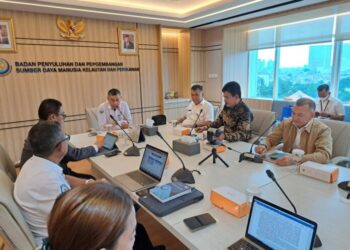 Bupati dan Wakil Bupati Natuna Sambangi Badan Riset SDM Kelautan dan Perikanan RI