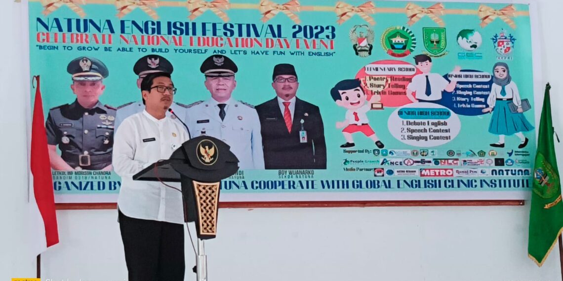 Sekda Natuna Buka Natuna English Festival Tahun 2023