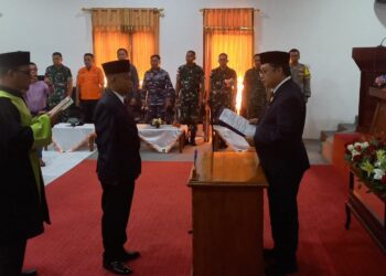 Junaidi Resmi dilantik Sebagai PAW Anggota DPRD Natuna Gantikan Ibrahim