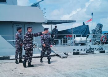 Aspotmar Kasal TNI Tiba di Natuna, Mayjen TNI (Mar) Nur Alamsyah Langsung Tinjau Pulau Sekatung Perbatasan Natuna Utara