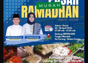 Disdagin Kota Tanjungpinang Akan Buka Pasar Murah