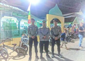 Ciptakan Kambtibmas,Polres Natuna Laksanakan Patroli dan Pengamanan Sholat Tarawih