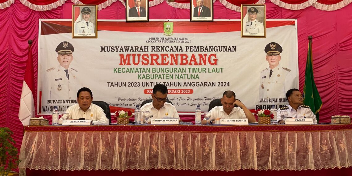 Ketua DPRD Natuna Hadiri Musrenbang Kecamatan Bunguran Timur Laut