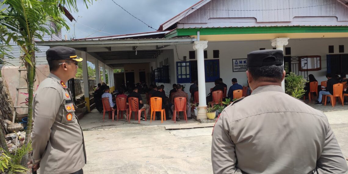 Kapolres Natuna AKBP Nanang Budi Lakukan Pengecekan Pengamanan Gereja Jum’at Agung