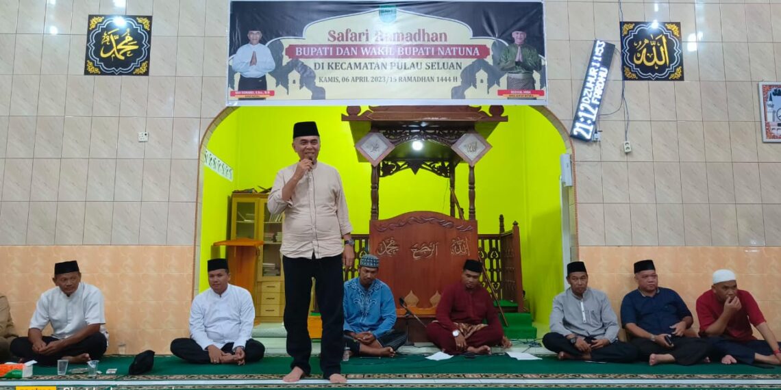 Safari Ramadhan di Seluan, Bupati Natuna Ingin Sinergitas Terus Terjalin