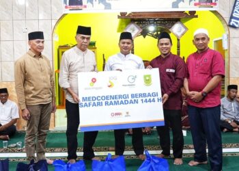 Ramadan Berbagi, MEDCO E&P Salurkan 800 Paket Sembako di Natuna