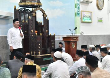 Gubernur Ansar Safari Ramadhan di Masjid Istiqomah dan Masjid Jami’ Baiturrahim Tarempa