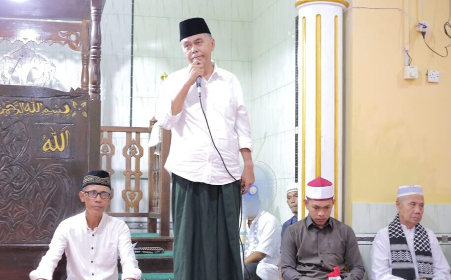 Safari Rahmadan di Desa Sepempang, Bupati Natuna Wan Siswandi Sampaikan Sejumlah Program Pembangunan Tahun Ini