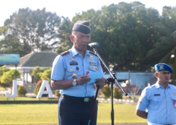 Danlanud RSA Natuna Pimpin Upacara Peringatan Harkitnas Ke-115