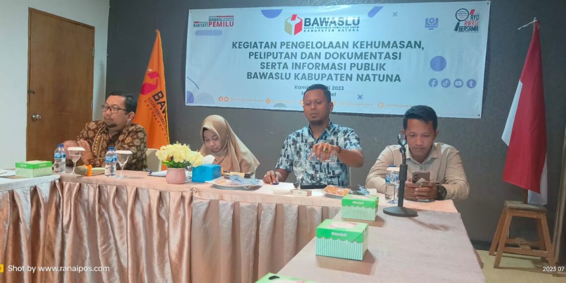 Gelar Rapat Pengelolaan Kehumasan dan Dokumentasi Informasi Publik, Ini Kata Ketua Bawaslu Natuna