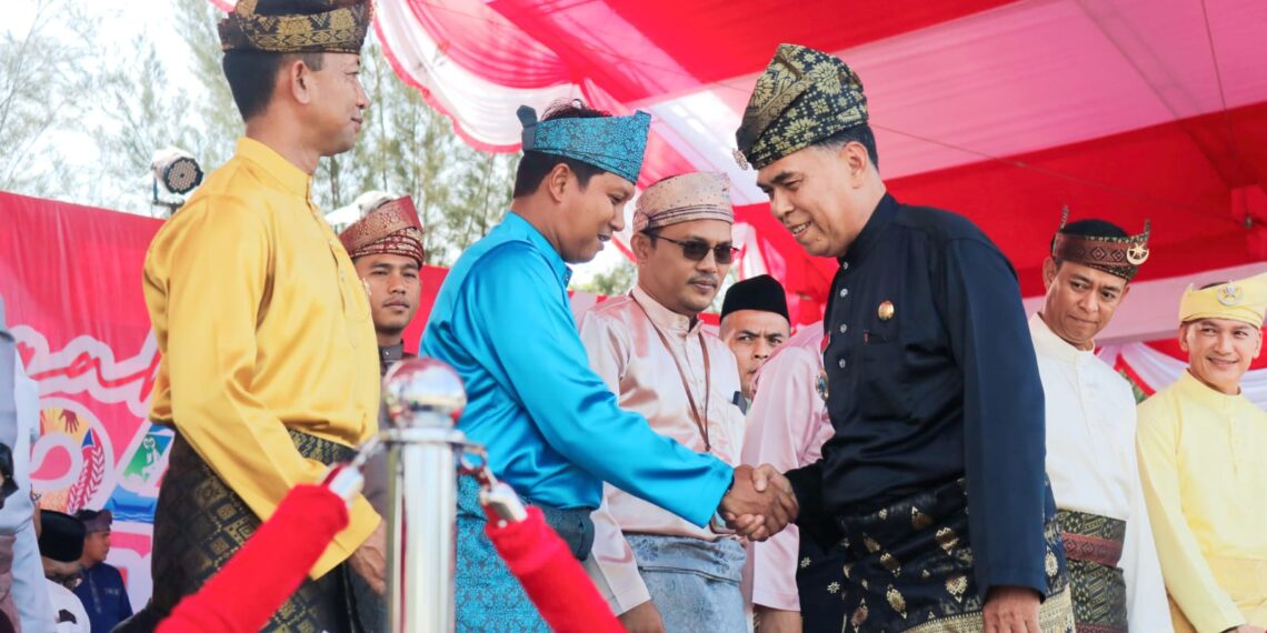 Danlanud Raden Sadjad Natuna Hadiri Upacara Hari Jadi Kabupaten Natuna Ke-24