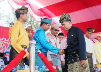 Danlanud Raden Sadjad Natuna Hadiri Upacara Hari Jadi Kabupaten Natuna Ke-24