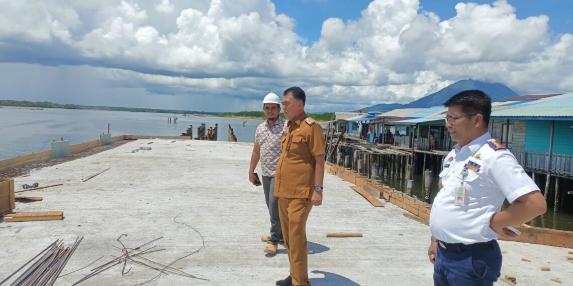 Tinjau Pembangunan Pelabuhan Penagi, Wan Siswandi ; Semoga Segera Terselesai