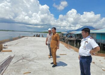 Tinjau Pembangunan Pelabuhan Penagi, Wan Siswandi ; Semoga Segera Terselesai