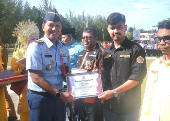 Komandan Lanud RSA Natuna Hadiri Upacara Sumpah Pemuda ke 95