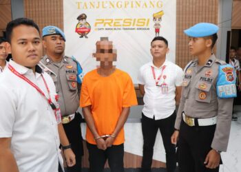 Satreskrim Polres Tanjungpinang Ungkap Kasus Pembunuhan di Taman Kantor Depan Pajak