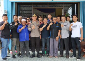 Kunjungi Sekretariat PWI, Polres Natuna Mari Bersinergi Ciptakan Pemilu Aman dan Damai 2024
