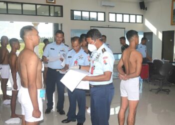 Komandan Lanud RSA Natuna Pimpin Sidang Pantukhirda Bintara Pria TNI AU Gelombang II A-52 TA 2023