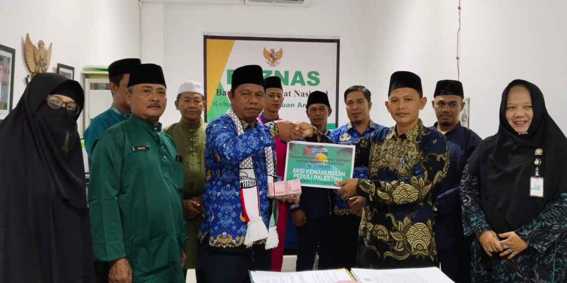 Bentuk Solidaritas, Kelurahan Tarempa Ikut Dalam Pawai Akbar dan Zikir Bersama Untuk Palestina