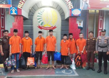 7 Tahanan Cabjari Natuna di Tarempa Dipindahkan ke Rutan Tanjungpinang