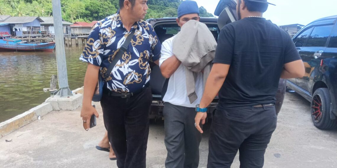 Polsek Jemaja Amankan Seorang Diduga Pelaku Pencabulan Anak di Bawah Umur