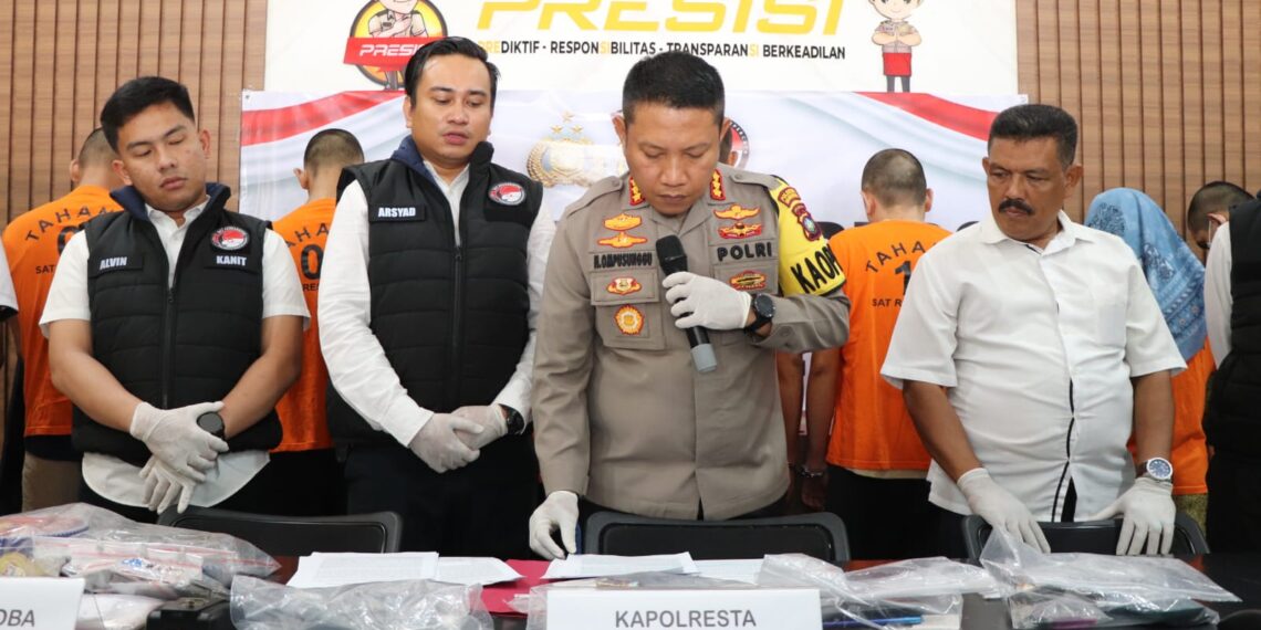 Polresta Tanjungpinang Berhasil Ringkus Ibu dan Anak Atas Keterlibatan Narkoba