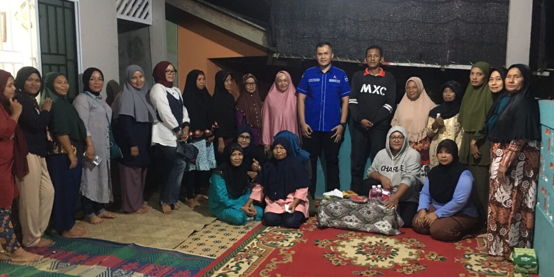 Firman Priyudi Agung, Caleg DPRD Kepri Partai Demokrat Bersosialisasi di Perumahaan Kenangan Jaya 6