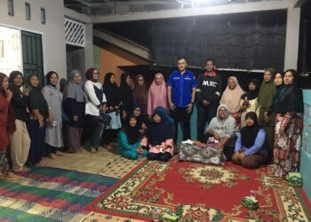 Firman Priyudi Agung, Caleg DPRD Kepri Partai Demokrat Bersosialisasi di Perumahaan Kenangan Jaya 6