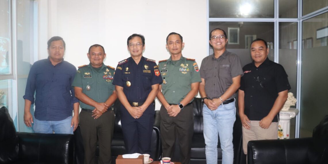 Kunjungan Kordinasi, Dandim 0315/Tanjungpinang Temui Kepala Beacukai Tanjungpinang Bahas Pengawasan Narkoba dan Kepabeanan