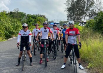 Gowes Sehat, AKBP Nanang Budi Santosa : Nikmati Alam Natuna di Pagi Hari