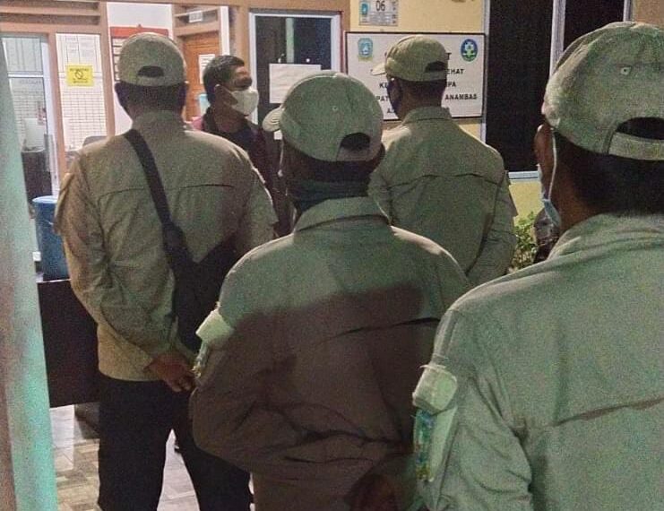 Lurah Tarempa Bersama KJK Laksanakan Patroli Jaga Kampung