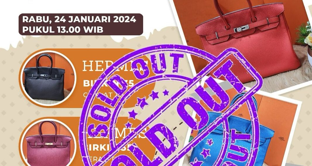 Pusat Pemulihan Aset Berhasil Melelang 6 Tas Hermes, Hasil Sita Eksekusi Milik Istri Terpidana Benny T