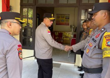 Kapolda Kepri dan Kapolres Bintan Kunker ke Polsek Tambelan